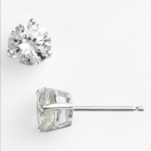 Nordstrom 2 ct tw Cubic Zirconia Stud Earrings